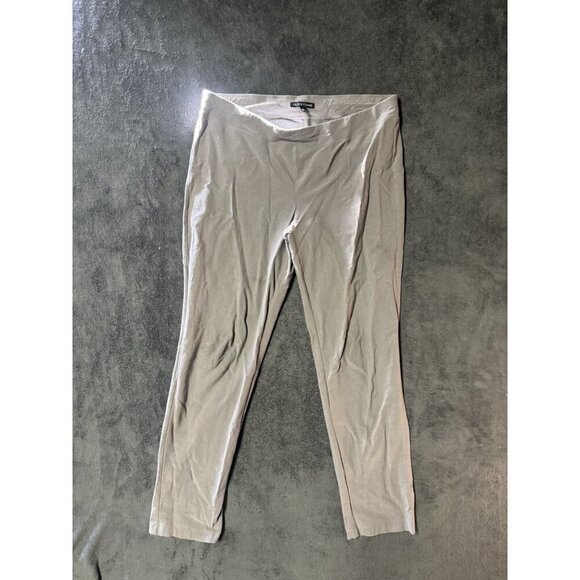 Eileen Fisher Washable Stretch Crepe Pull On Tapered Ankle Pants Size Small Gray - Picture 1 of 7